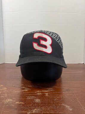 Dale Earnhardt Vintage RCR Sports Cap Black Snapback Hat X3